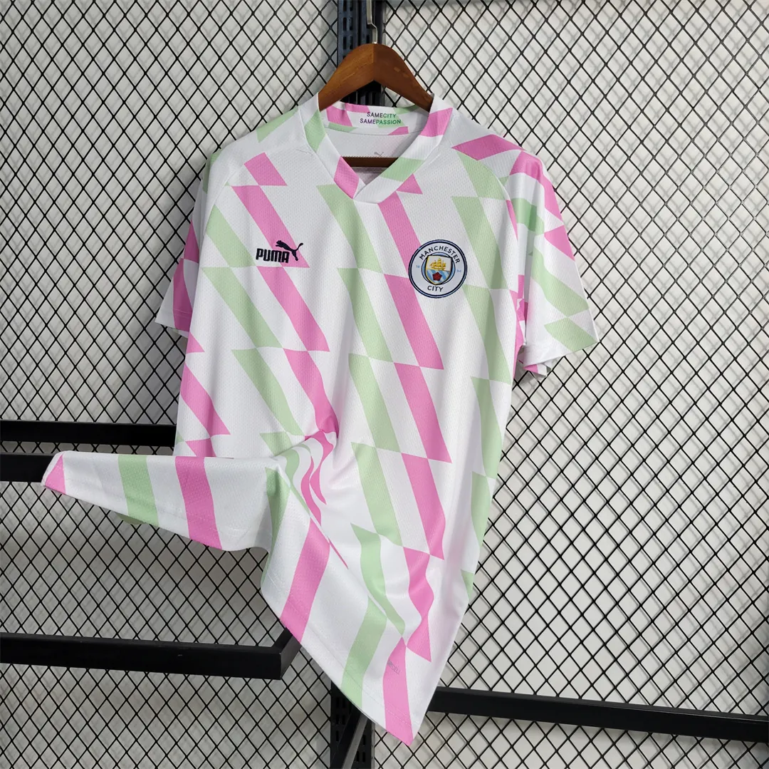 23-24 Manchester City white training suit 2