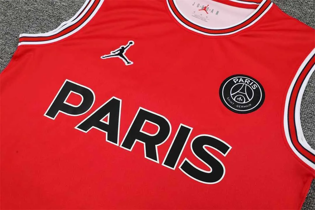 22-23 PSG vest training suit kit red 10