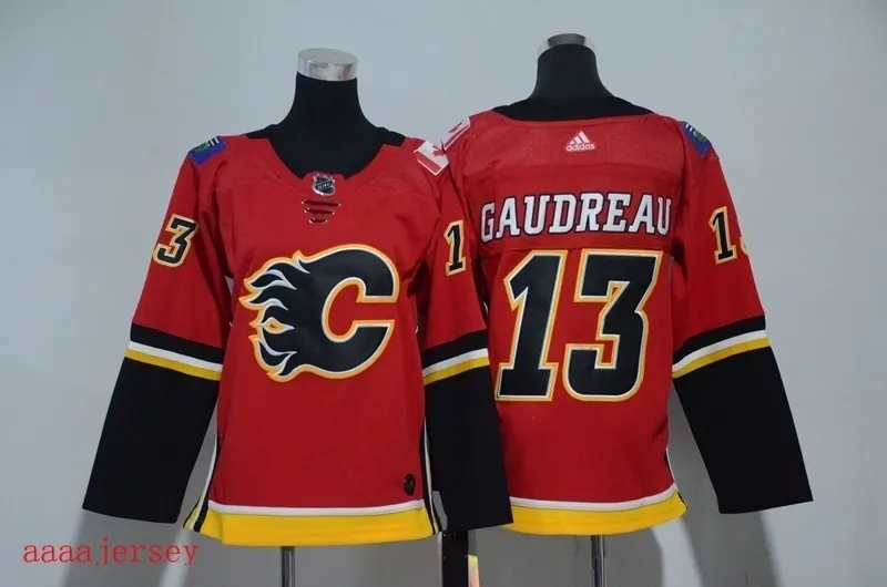 Calgary Flames kids ice hockey jersey SM-LXL 卡加利火焰队童装冰球服 4
