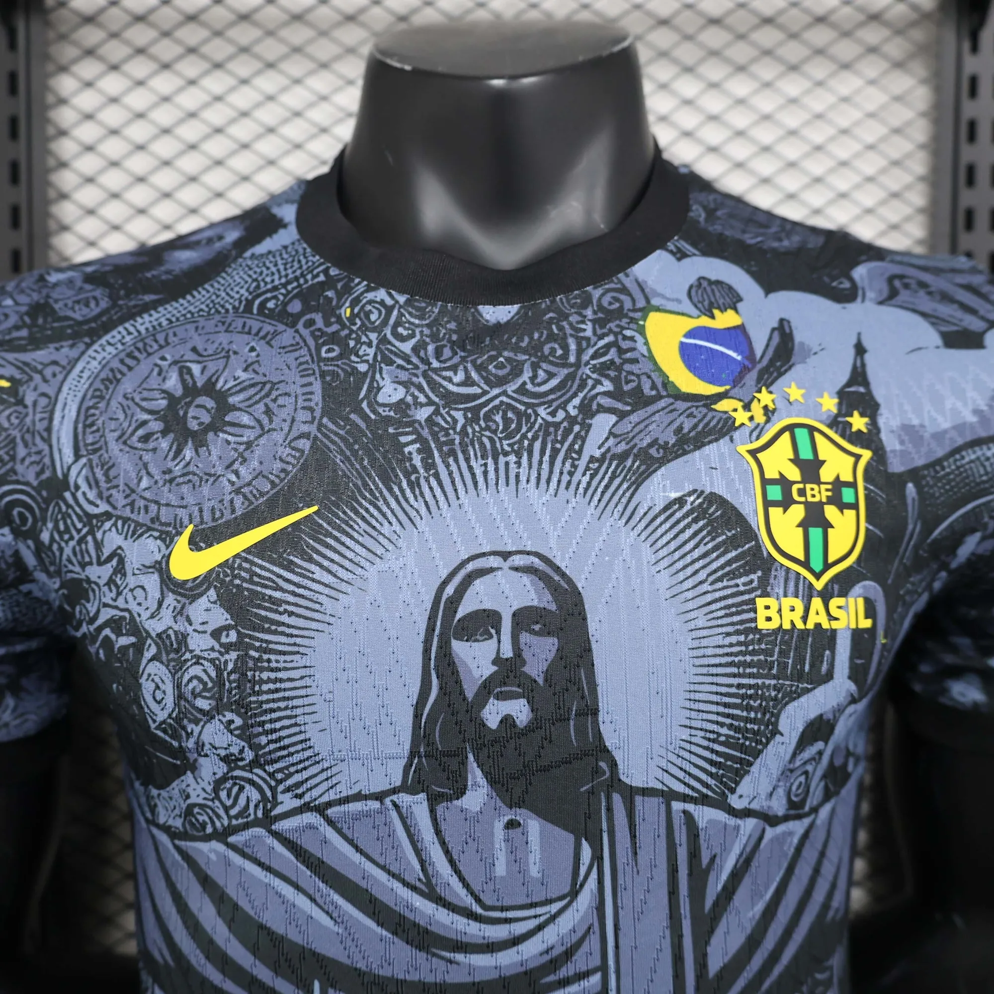 2024 Brazil Christ the Redeemer Special Kit Player Version Shirt Football Replicas Yupoo 3