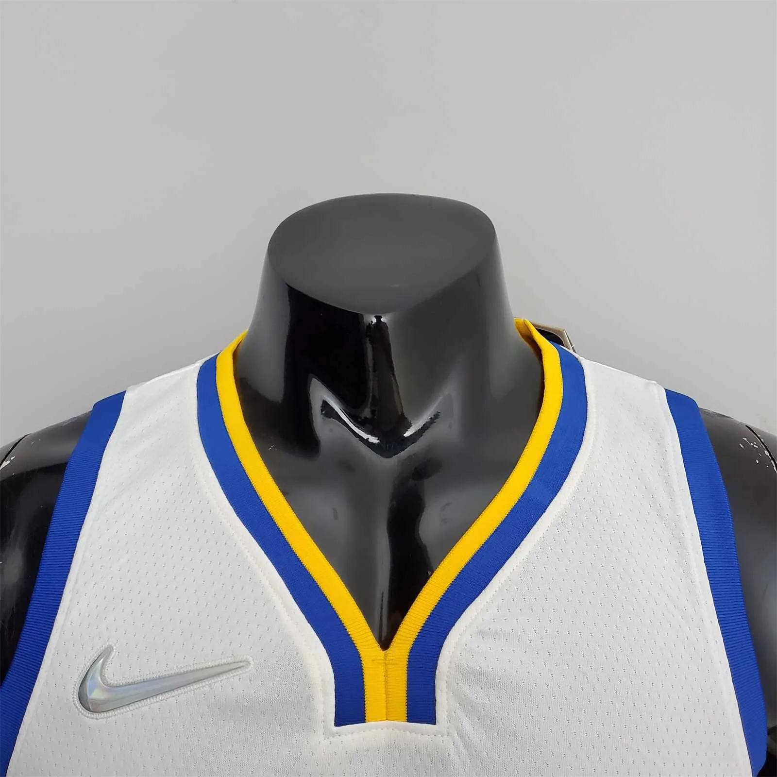75th Anniversary Golden State Warriors Curry #30 Mexico Edition White NBA Jersey 7