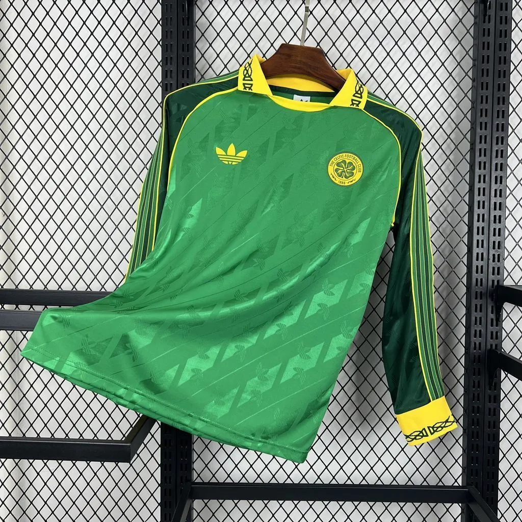 24-25 Celtic LFSTLR Green Long Sleeve Kit Special Edition Shit AAAAJersey Supplier Yupoo 6
