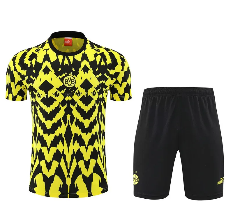 25-26 Dortmund Statement Training Kits Football Tracksuits 3