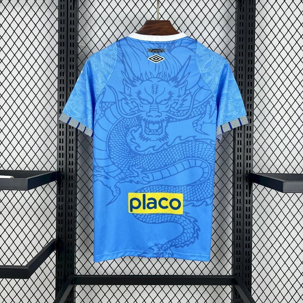 25-26 Santos Blue Dragon Pattern Kit Special Edition Soccer AAAAJersey Yupoo S-2XL 2