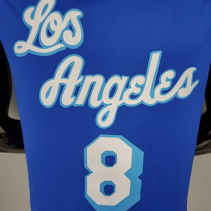 2021 Bryant #8 Lakers Retro Blue 4