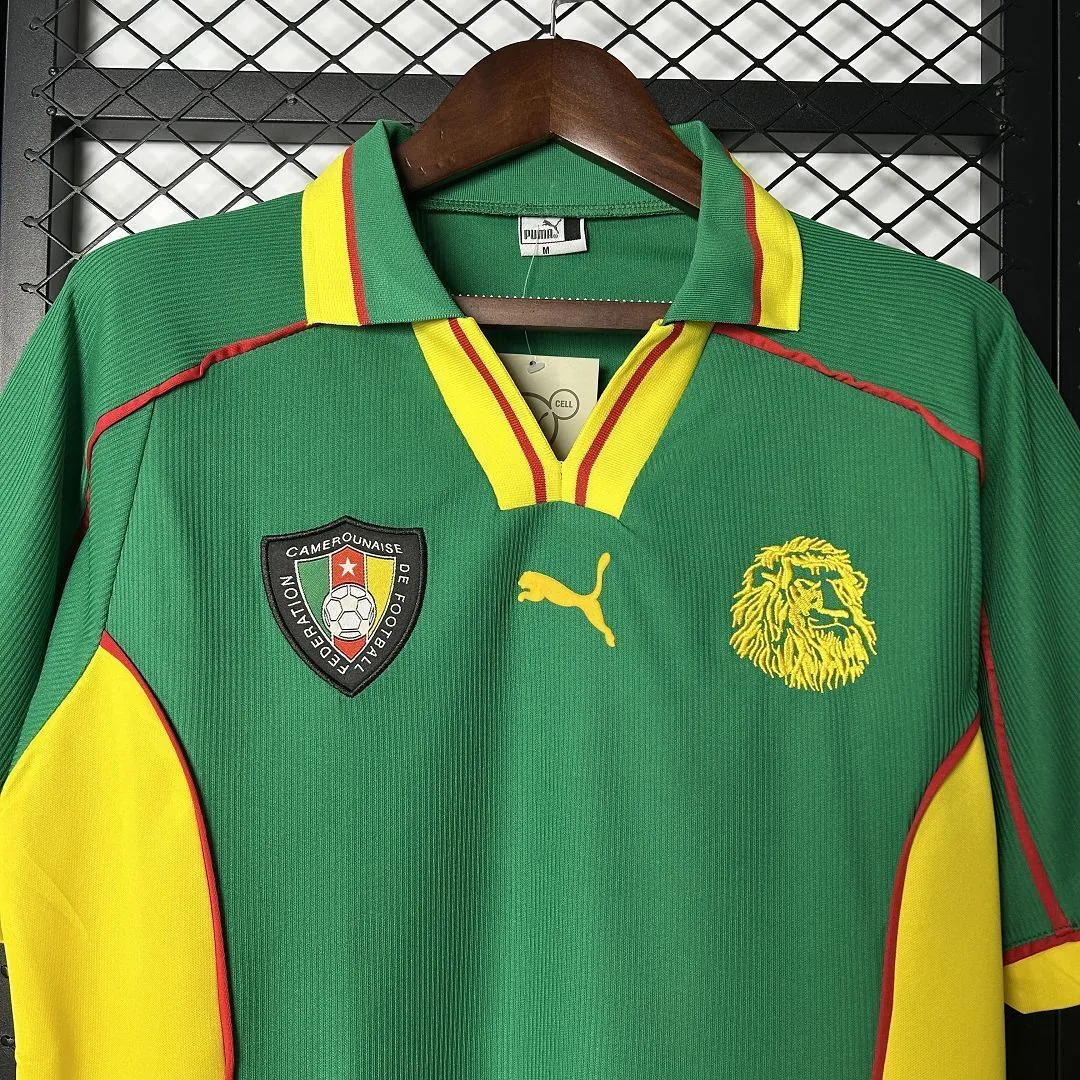 1998 Cameroon Home Retro Kit Vintage Shirt AAAAJersey Wholesale Yupoo 3