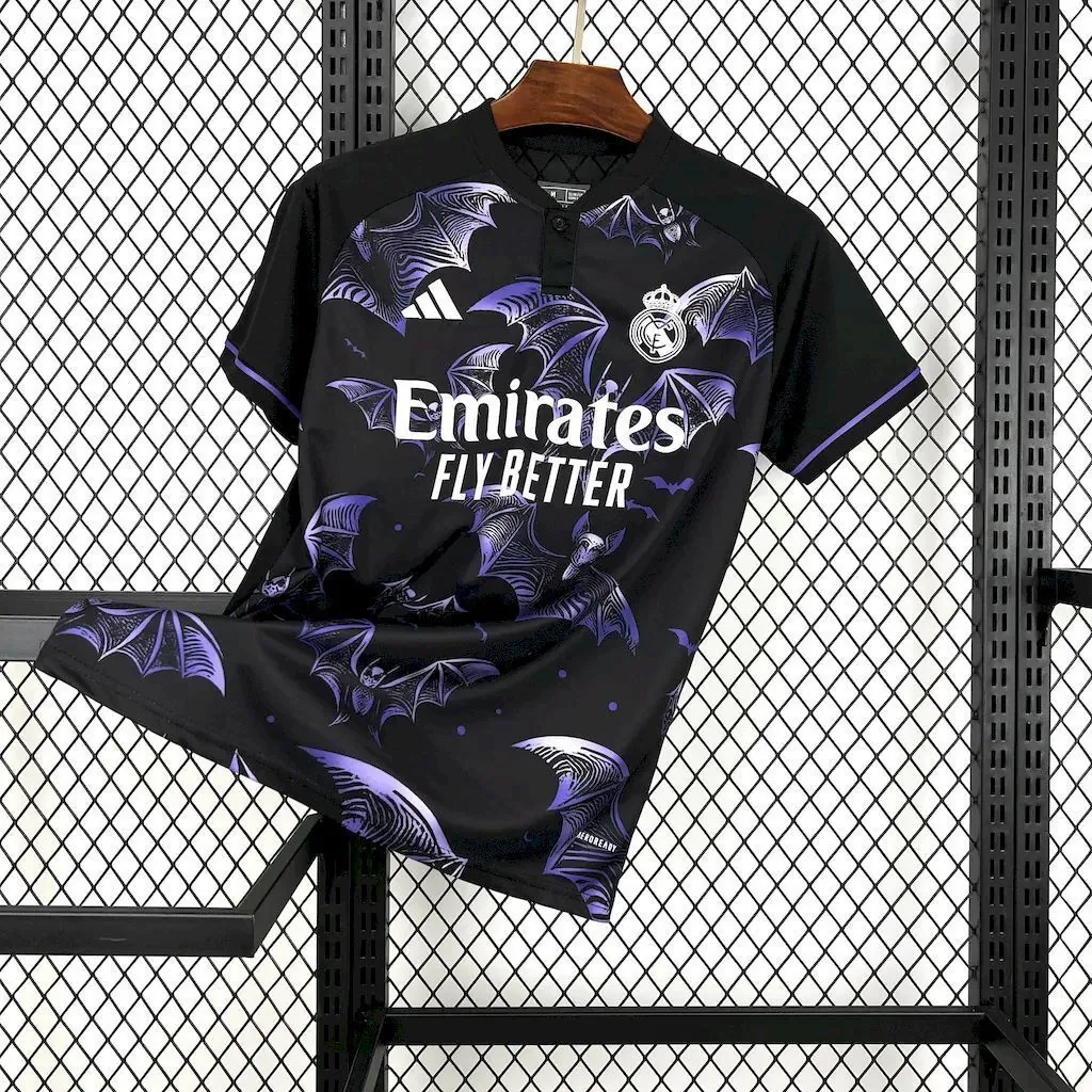 24-25 Real Madrid X Halloween Bat Special Edition T-Shirt AAAAJersey Supplier Yupoo 5