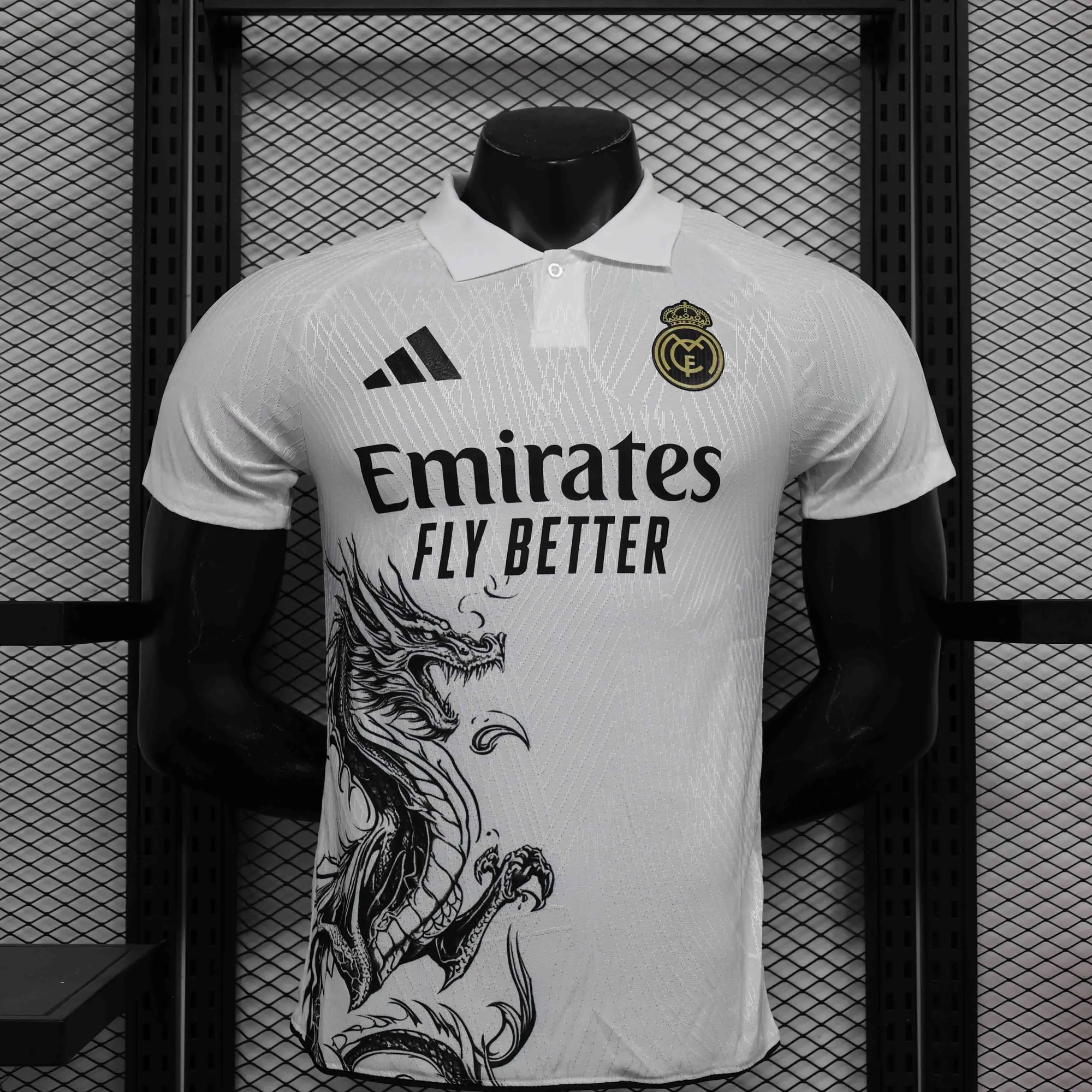 24-25 Real Madrid Dragon White Special Edition Player Version Shirt AAAAJersey Supplier Yupoo 5