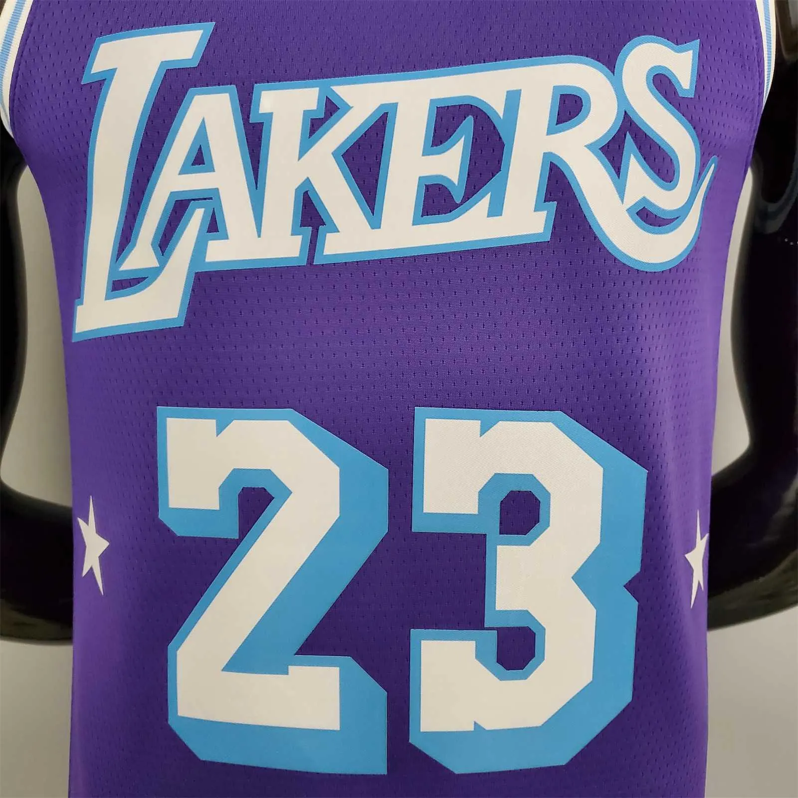 2022 75th Anniversary James #23 Lakers City Edition Purple 4