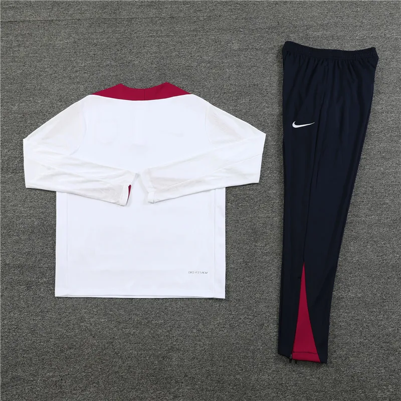 2024 England Player Long Sleeve Training Suit Football Shirts 1