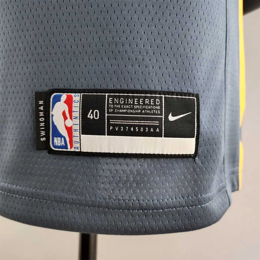 2018 WIGGINS #22 Golden State Warriors Grey NBA Jersey 7