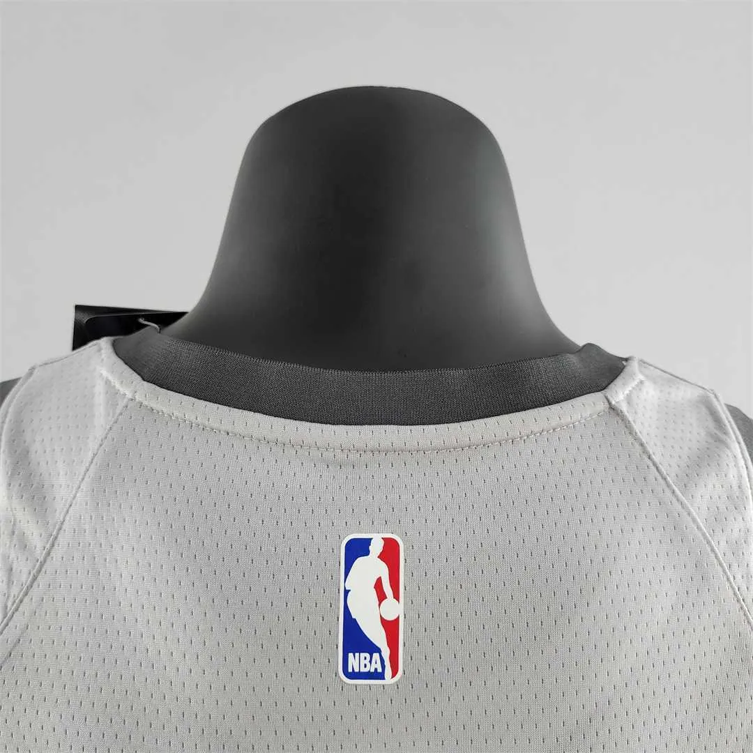 2018 JAMES #23 Cleveland Cavaliers Grey NBA Jersey 4