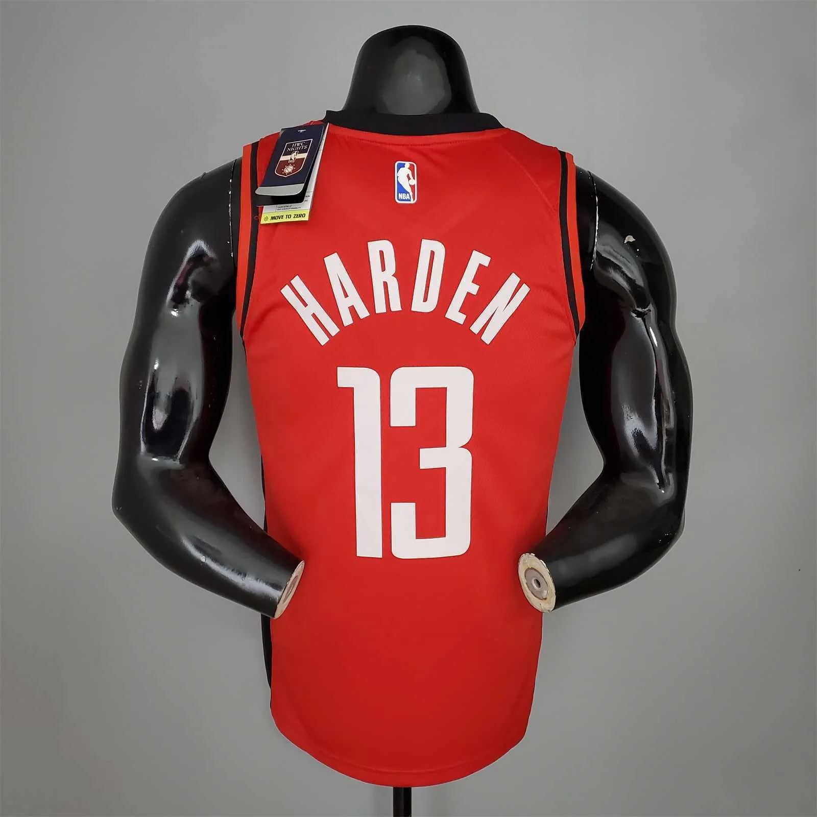 2021 HARDEN#13 Rockets Red 4