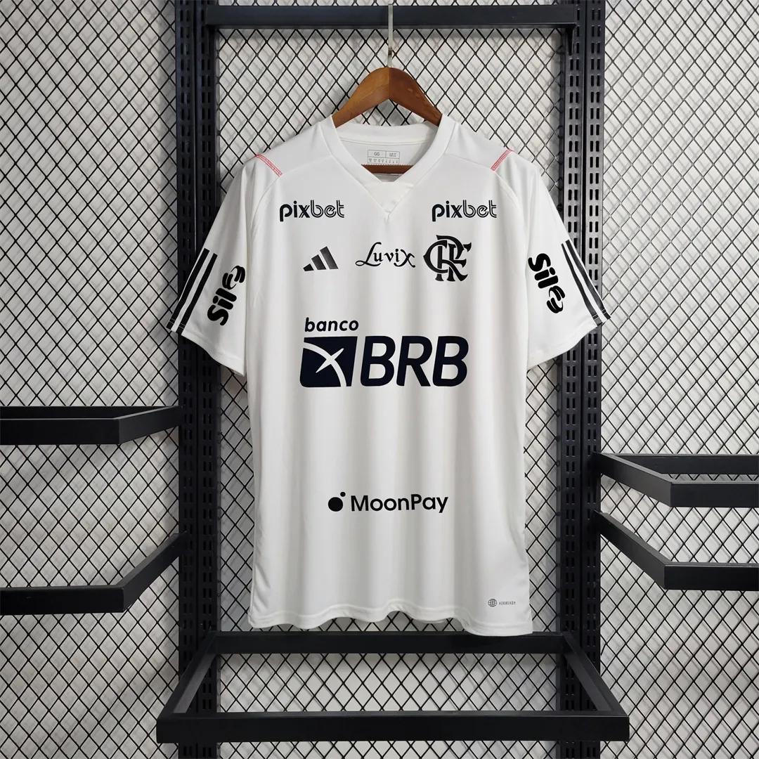 23-24 Flamengo training suit white 12