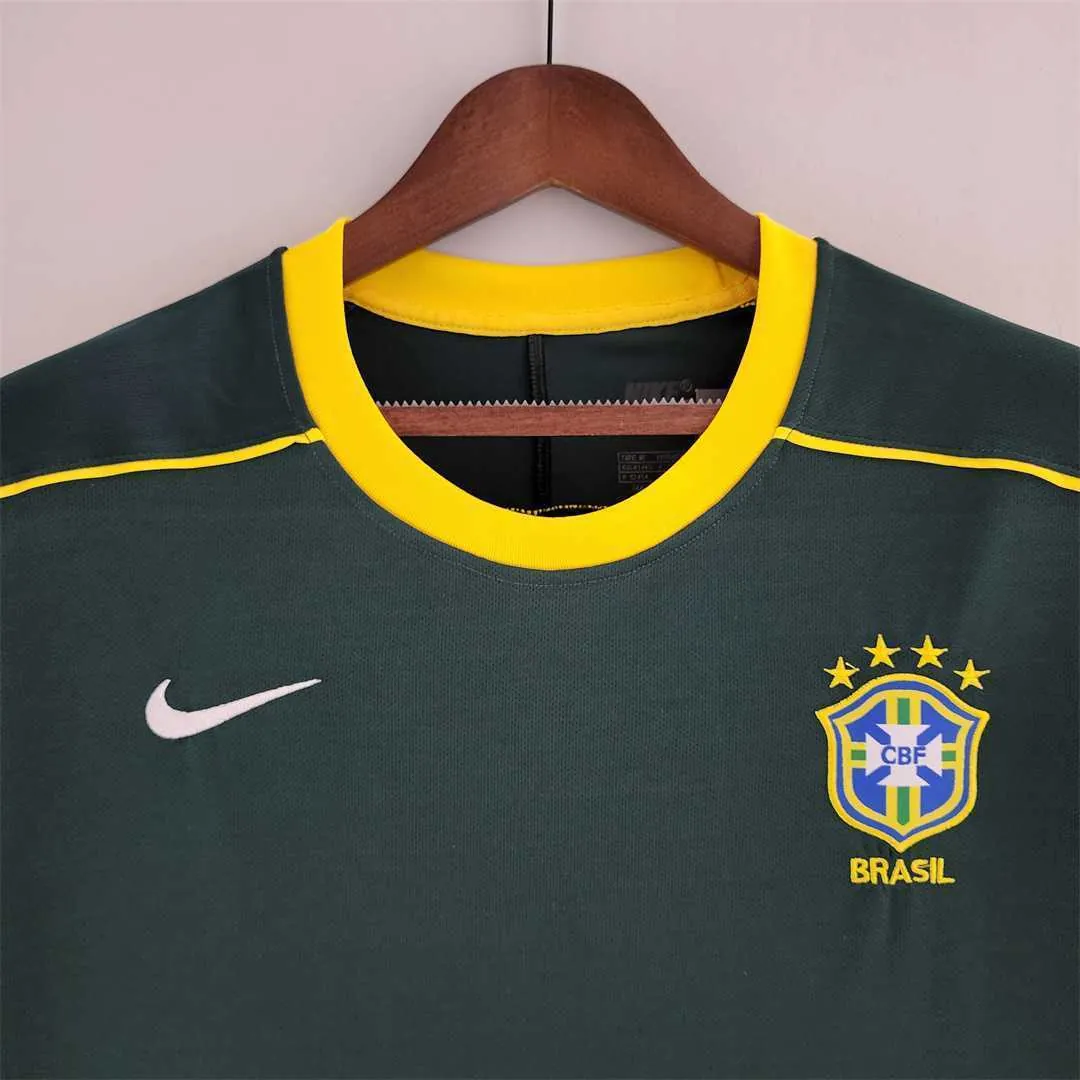1998 Brazil goalkeeper dark green 10