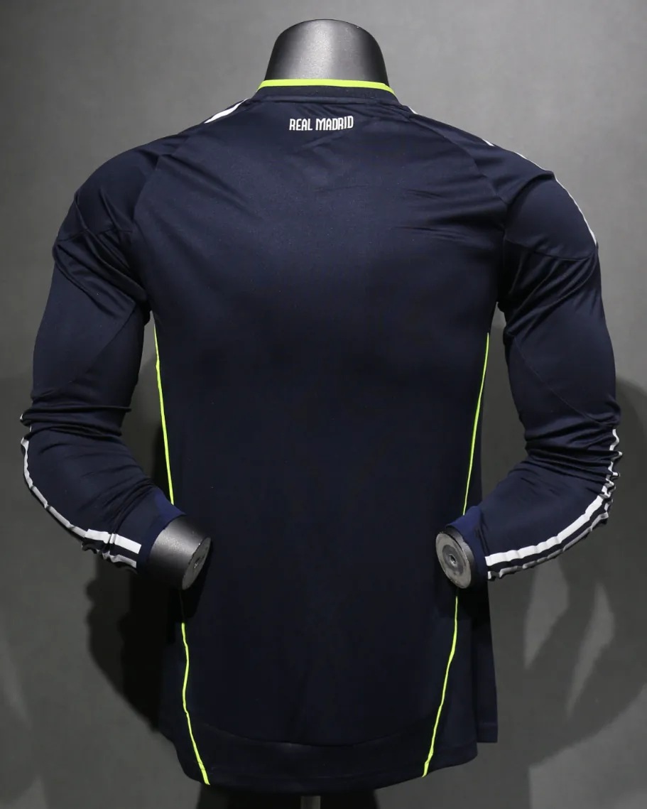 10-11 Real Madrid Away Retro Kit Vintage Player Version Long Sleeve Shirt AAAAJersey Dropship Y 6