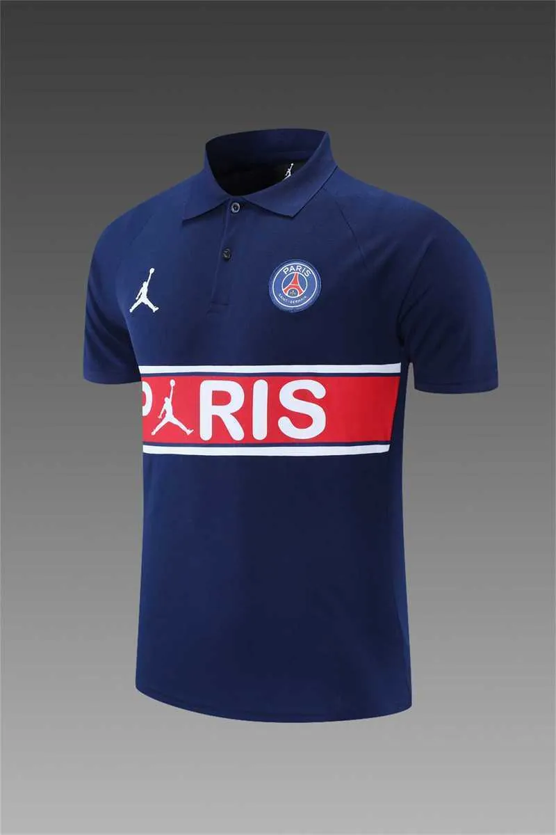 Polo Jordan PSG sapphire blue chest print 18