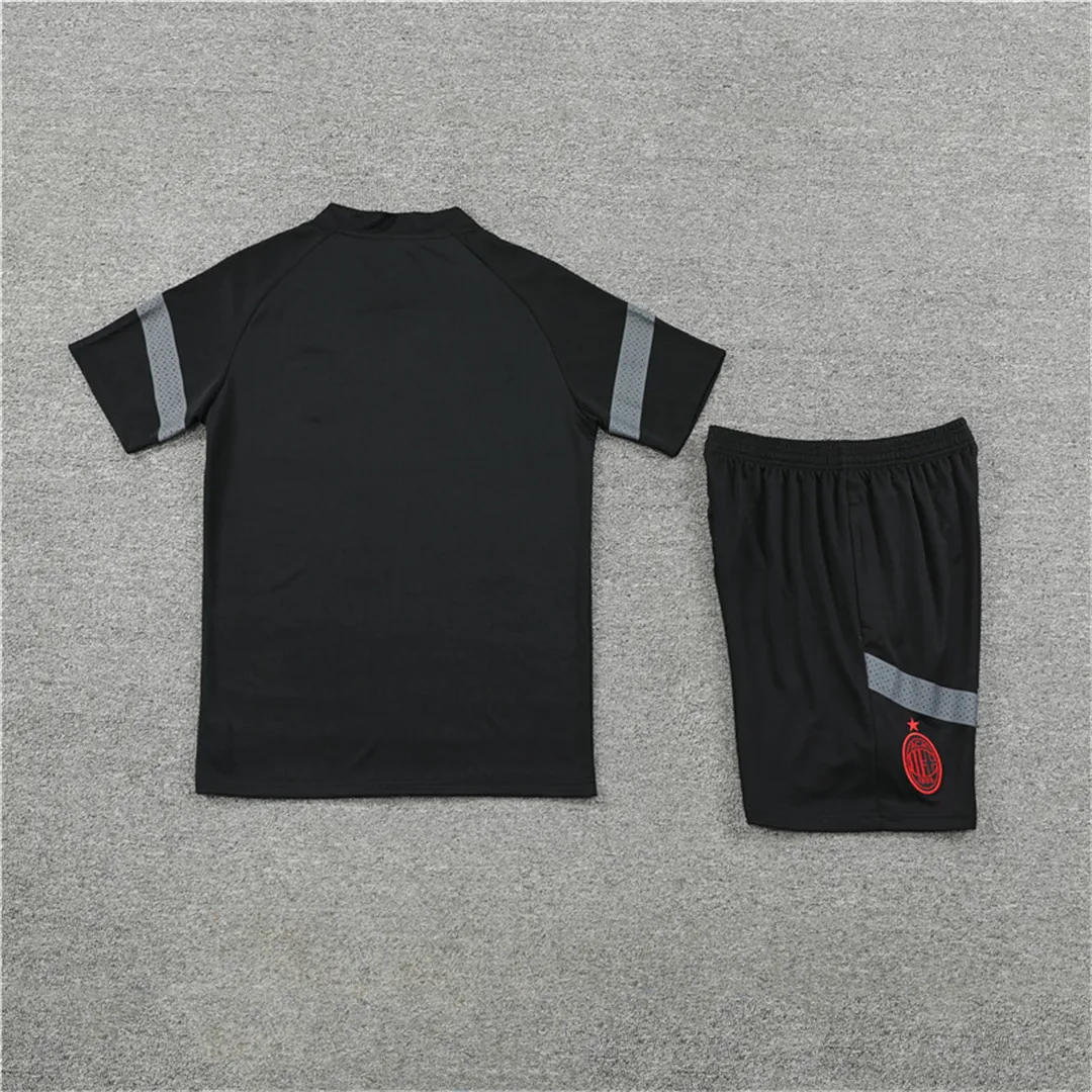 22-23 AC Milan Training Kit Black 1