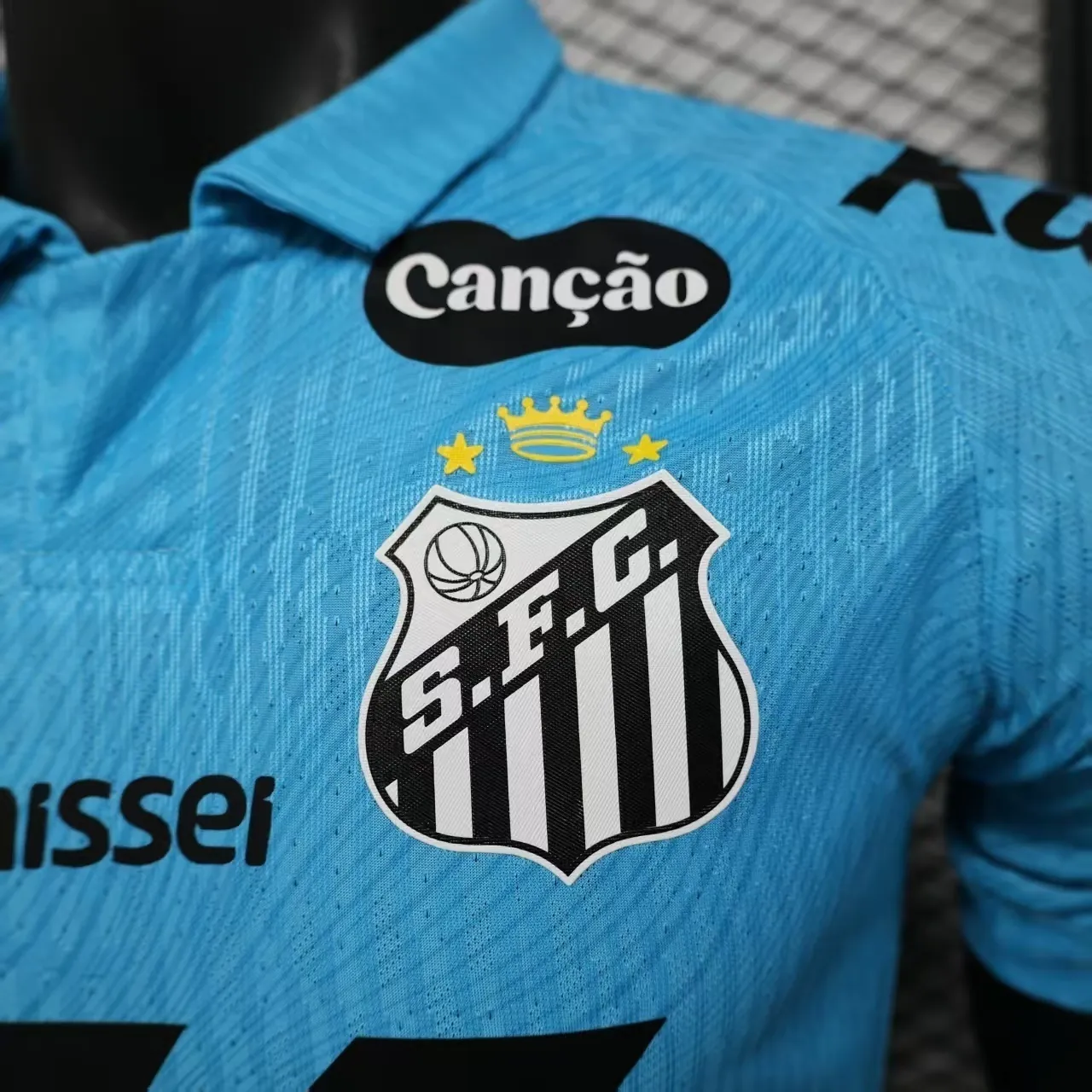 25-26 Santos FC Competition Training Blue Player Version Kit AAAAJersey Supply Yupoo 3