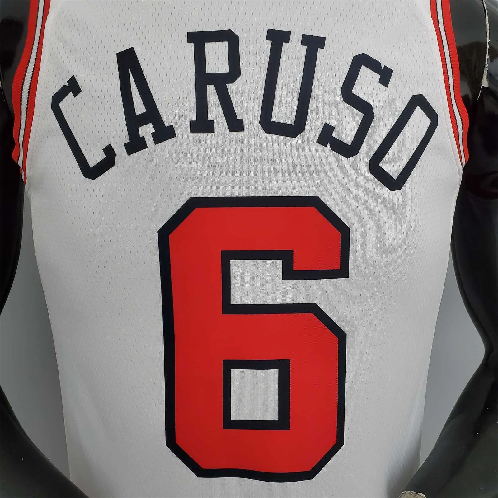 75th Anniversary CARUSO#6 Bulls White 3