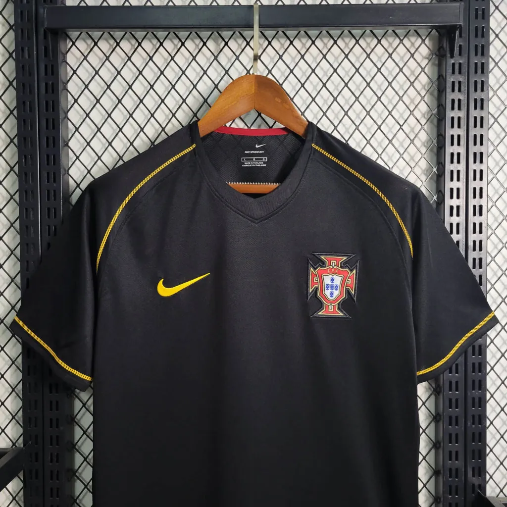 2006 Retro Portugal Away S-XXL Cheap Soccer Jerseys 1