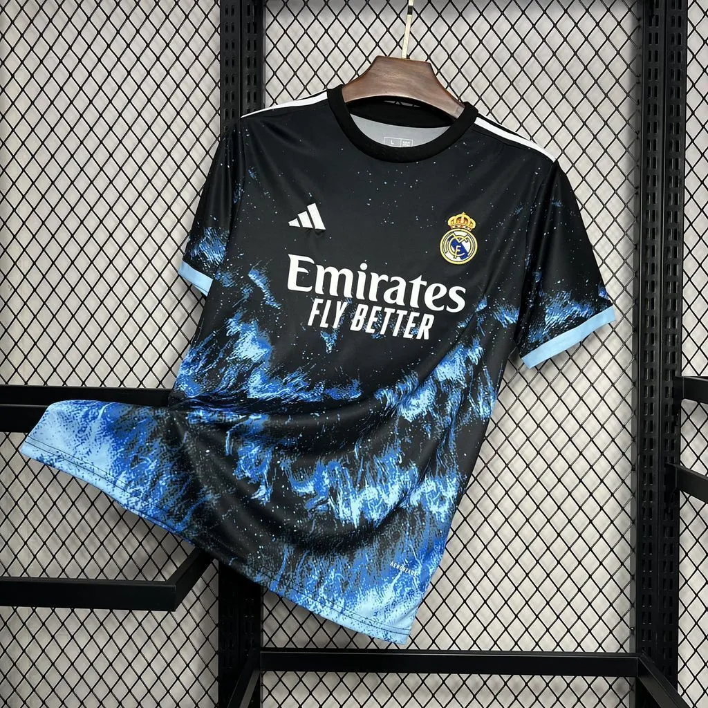 24-25 Real Madrid Black&Blue Wave Special Edition Shirt AAAAJersey Supplier Yupoo 5