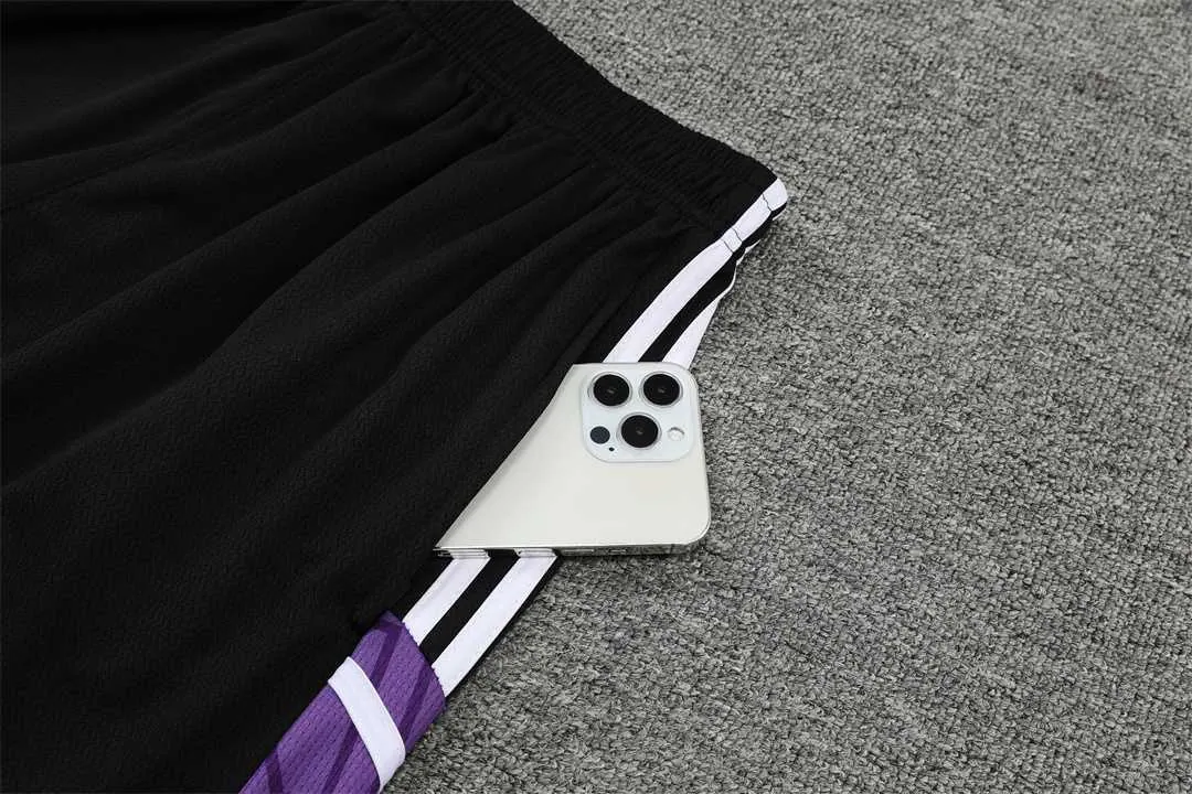 22-23 Real Madrid Training Suit Short Sleeve Kit Purple 6