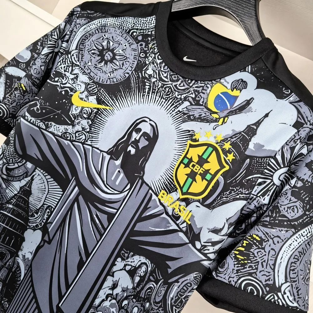 2024 Brazil Christ the Redeemer Kit Special Edition Soccer Uniform AAAAJersey Wholesale Yupoo 5