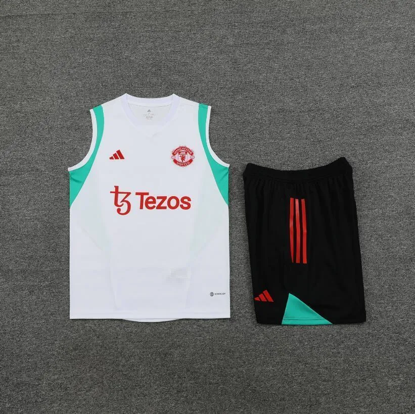 23-24 Manchester United Training Vest Kit S-XXL Soccer Jerseys 1