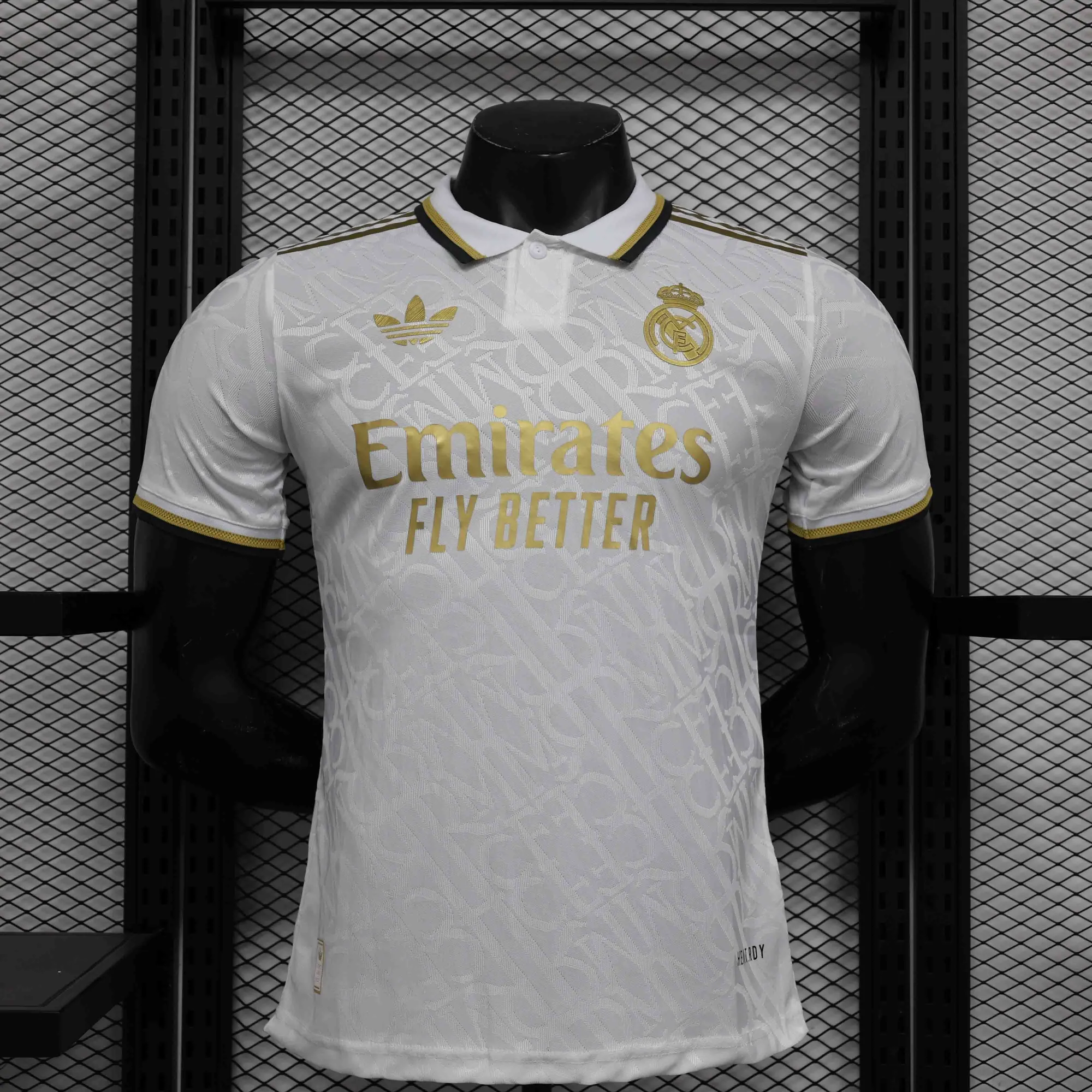 24-25 Real Madrid Originals White and Gold Kit Player Version Shirt AAAAJersey Supplier Yupoo 7