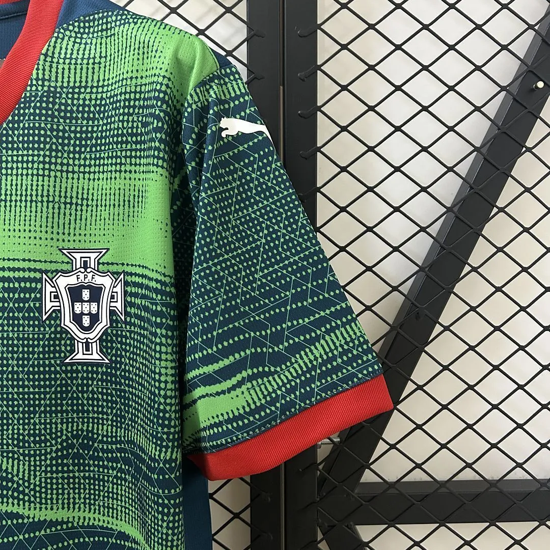2025 Portugal Green Training Shirt Football Uniform AAAAJersey Dropship Yupoo 7