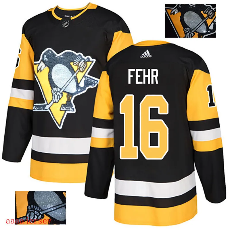 2018 Pittsburgh Penguins ice hockey jersey M-3XL 匹兹堡企鹅队时尚亮片款冰球服 37