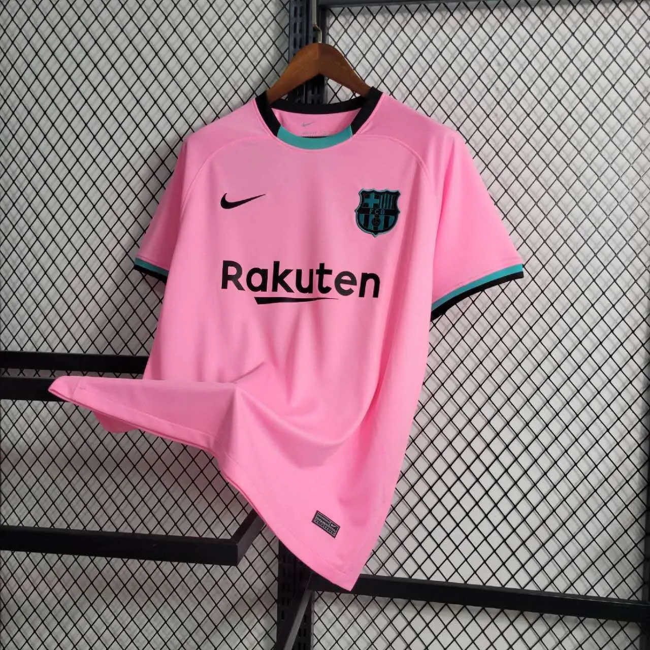 20-21 Barcelona Pink S-XXL Cheap Soccer Jerseys 5