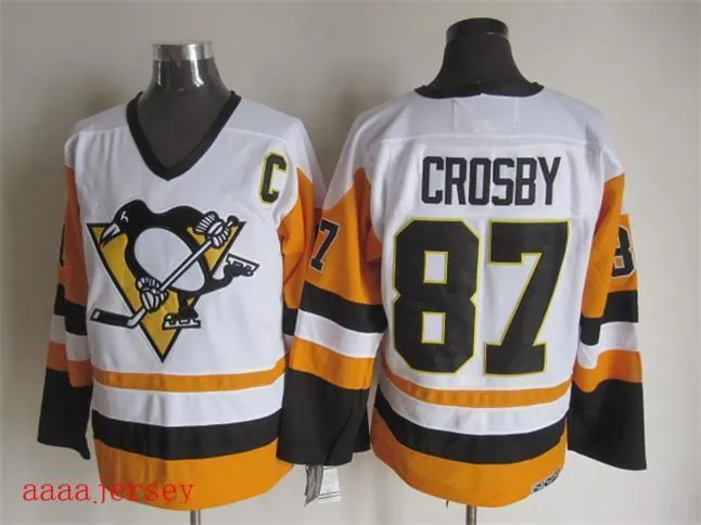 Pittsburgh Penguins retro ice hockey jersey M-3XL 匹兹堡企鹅队复古冰球服 8