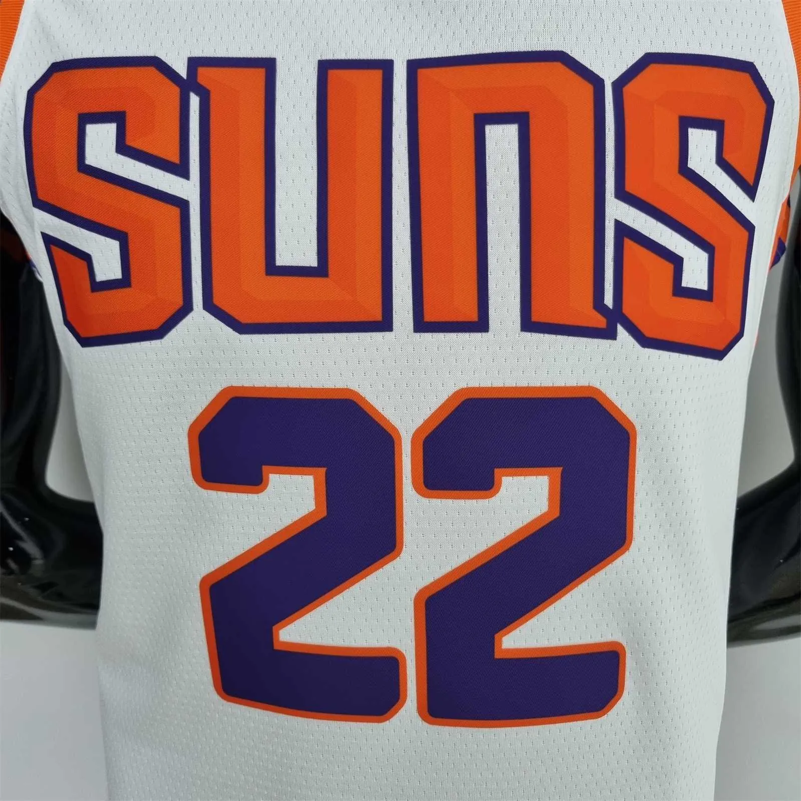 75th Anniversary Ayton #22 Phoenix Suns White NBA Jersey 6