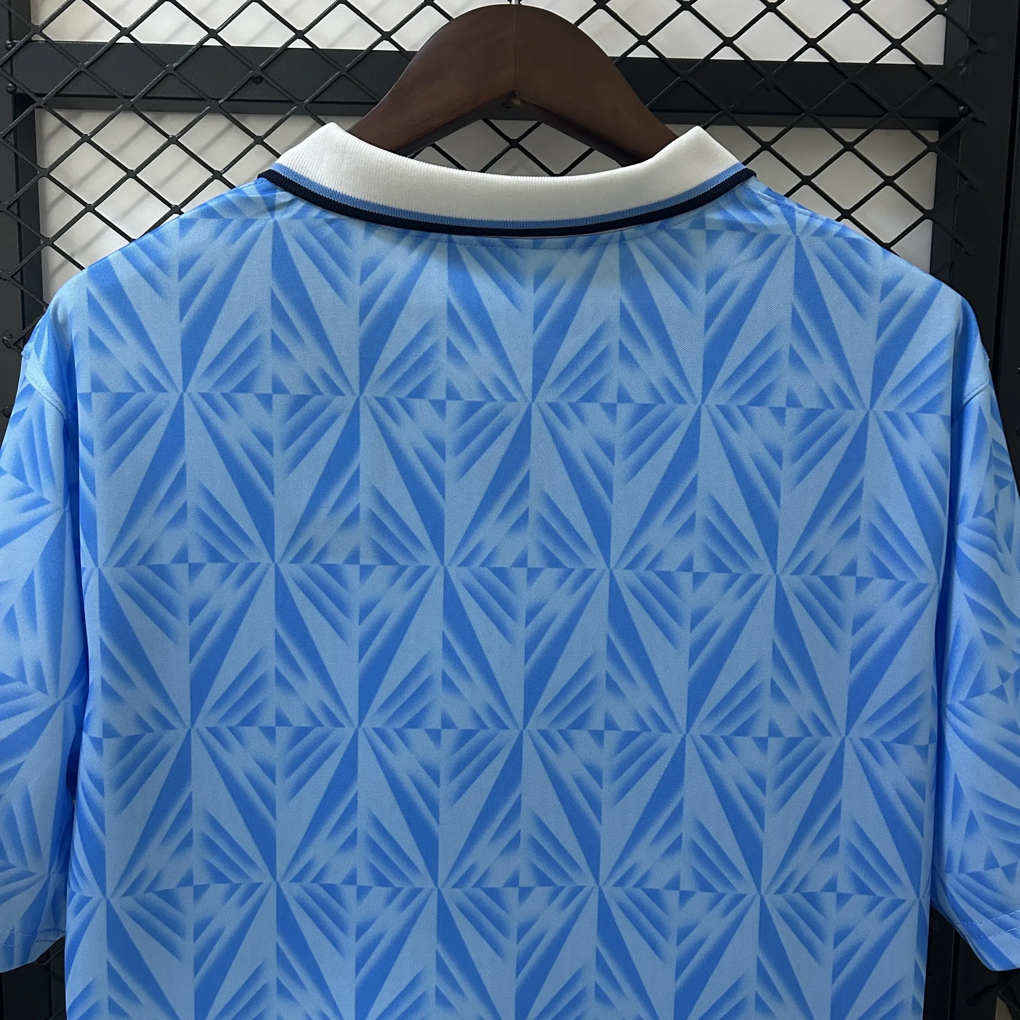 91-92 Lazio Home Retro Kit Vintage Shirt AAAAJersey Dropship Yupoo 5