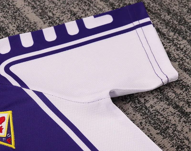 99-00 Fiorentina Home Retro Kid Kits Youth Apparels AAAAJersey Supplier Yupoo 1