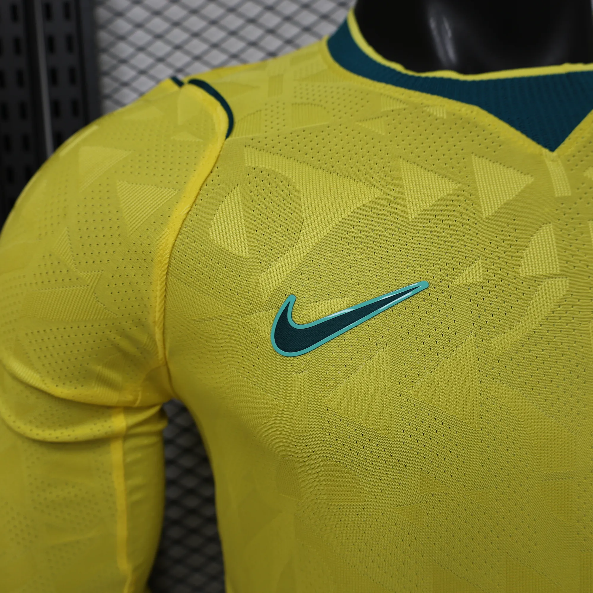 2026 World Cup Brazil Home Kit Player Version Football Long Sleeve Shirt AAAAJersey Supply Yupoo 2
