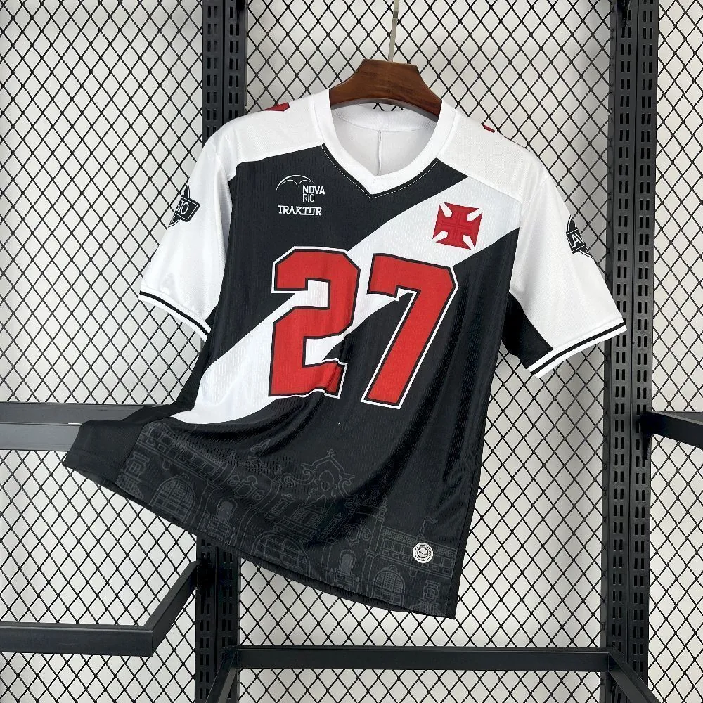 25-26 Vasco Da Gama Almirantes 27 Soccer T-Shirt AAAAJersey Yupoo 2