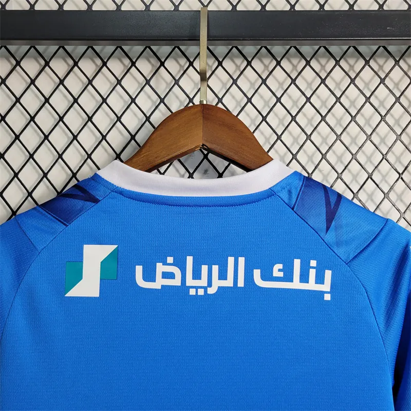 23-24 Al Hilal Home kids Size 16-28 Soccer Jerseys 10