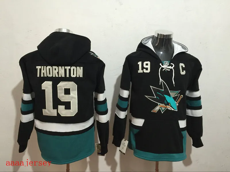 San Jose Sharks hoodie ice hockey jersey M-3XL 圣何西鲨鱼队帽衫冰球服 2