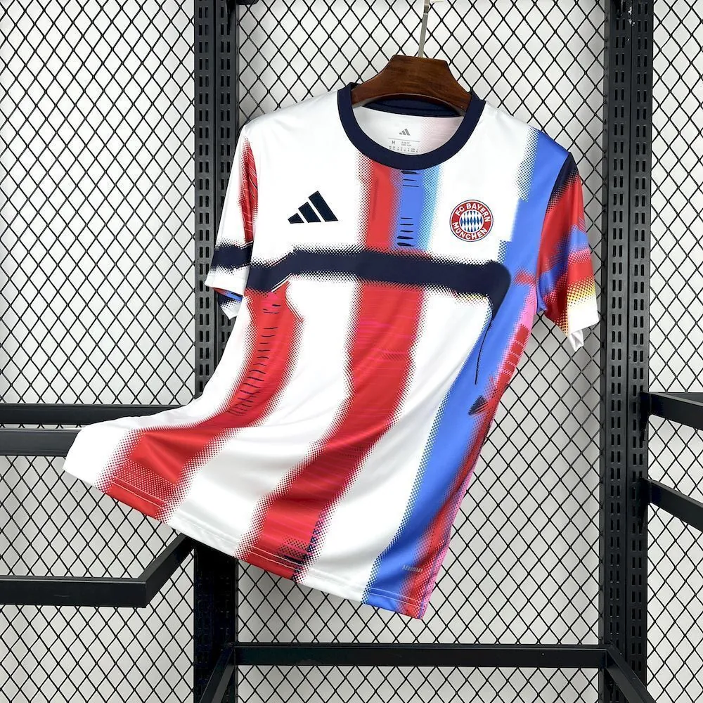 25-26 Bayern Munich Pre-Match Football Uniform AAAAJersey Supply Yupoo 7