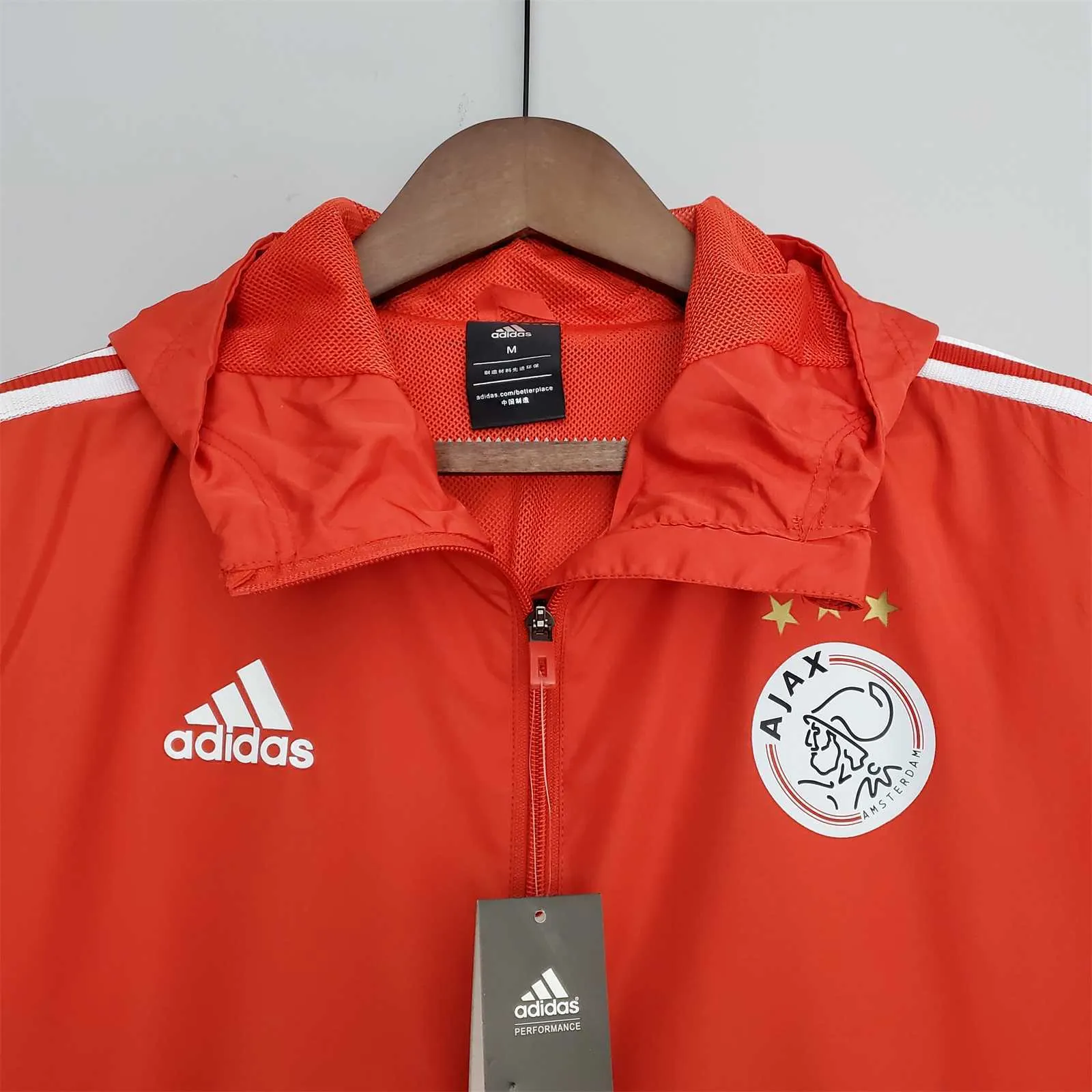 22-23 Ajax red windbreaker 2