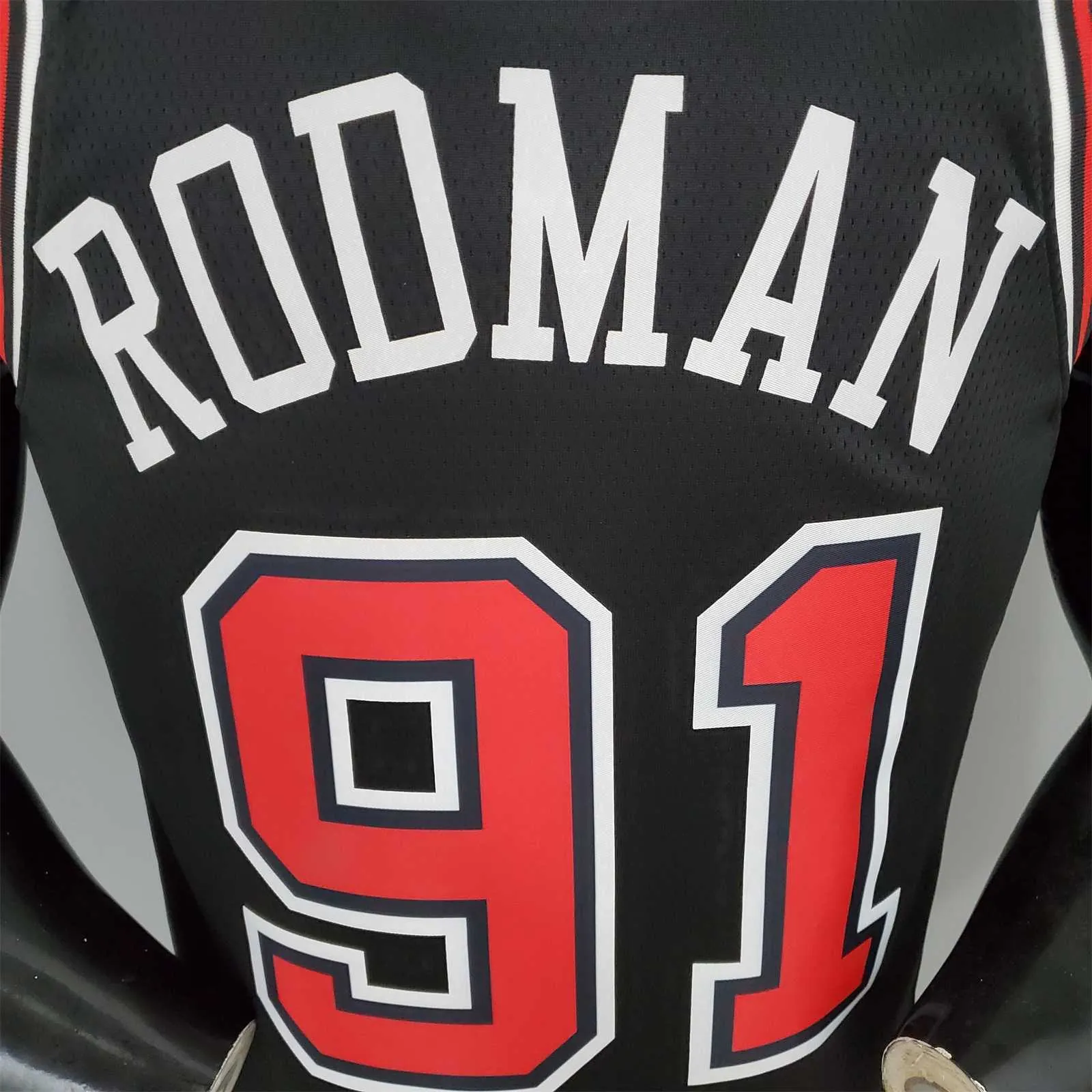 ROOMAN#91 Chicago Bulls black 5