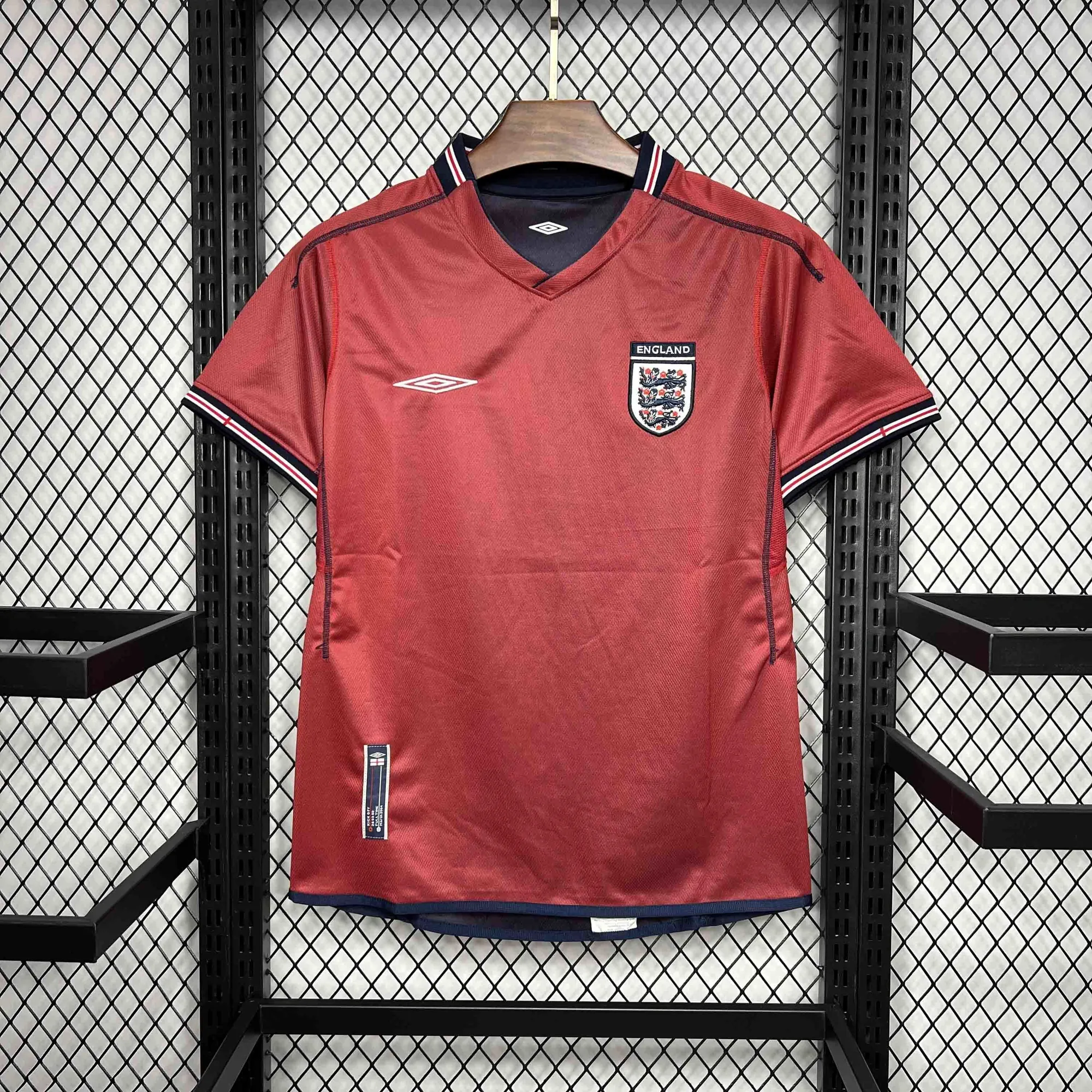 2002 England Away Retro Kit Double-Sided Uniform AAAAJersey Supplier Yupoo 8