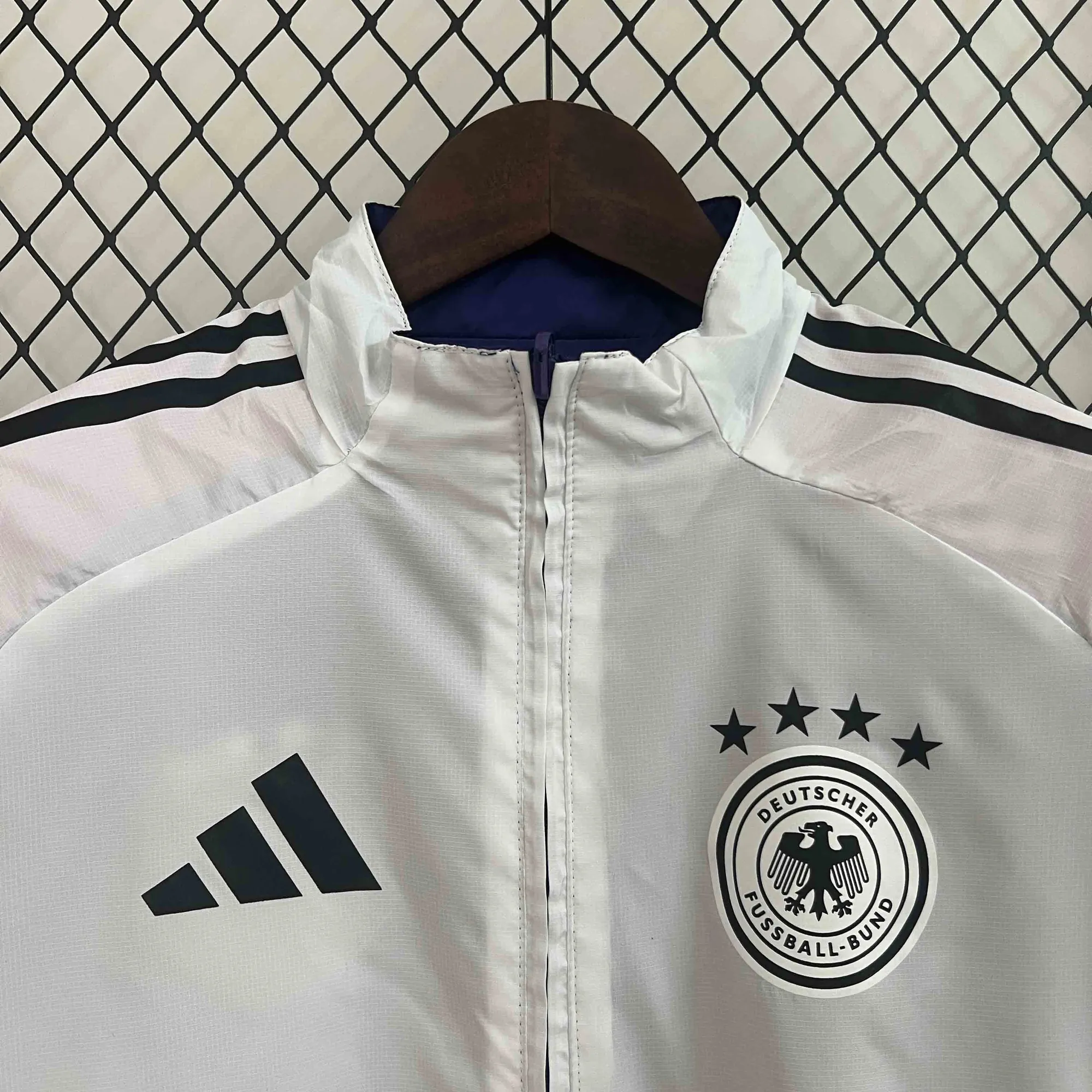 2024 Germany Trench Coat Reversible Windbreaker Double-Sides Jacket 8