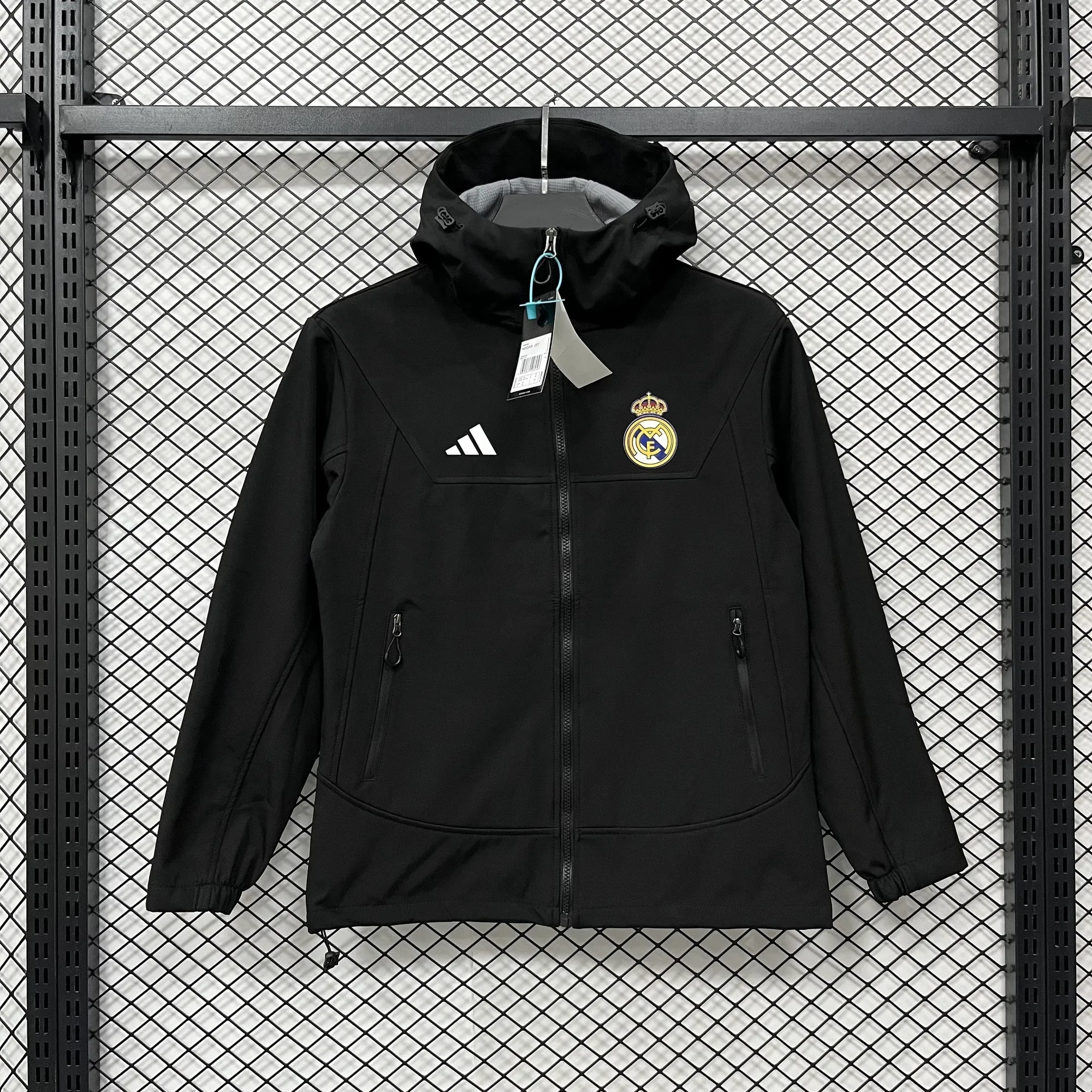 25-26 Real Madrid hardshell jacket Kit Football AAAAJersey Supply Yupoo 3