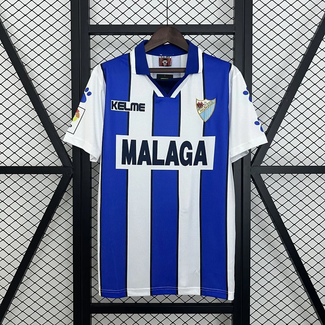 1998 Málaga CF Home Retro Kit Vintage Shirt AAAAJersey Dropship Yupoo 8