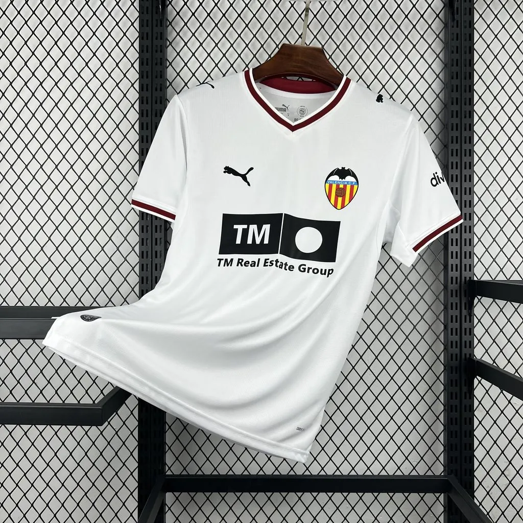 26-27 Valencia Mens Home Kit Football T-Shirt AAAAJersey Wholesale Yupoo 6 4