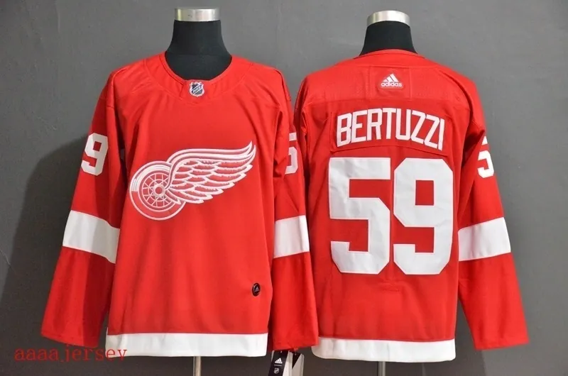 Detroit Red Wings ice hockey jersey M-3XL 底特律红翼队冰球服 1